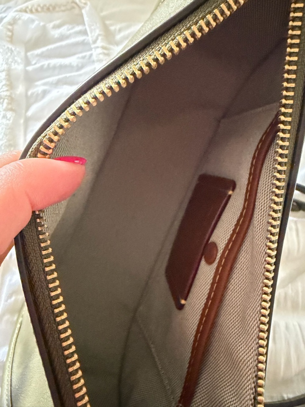 COACH Olive Green Waverly Bag - Picture 5 of 7
